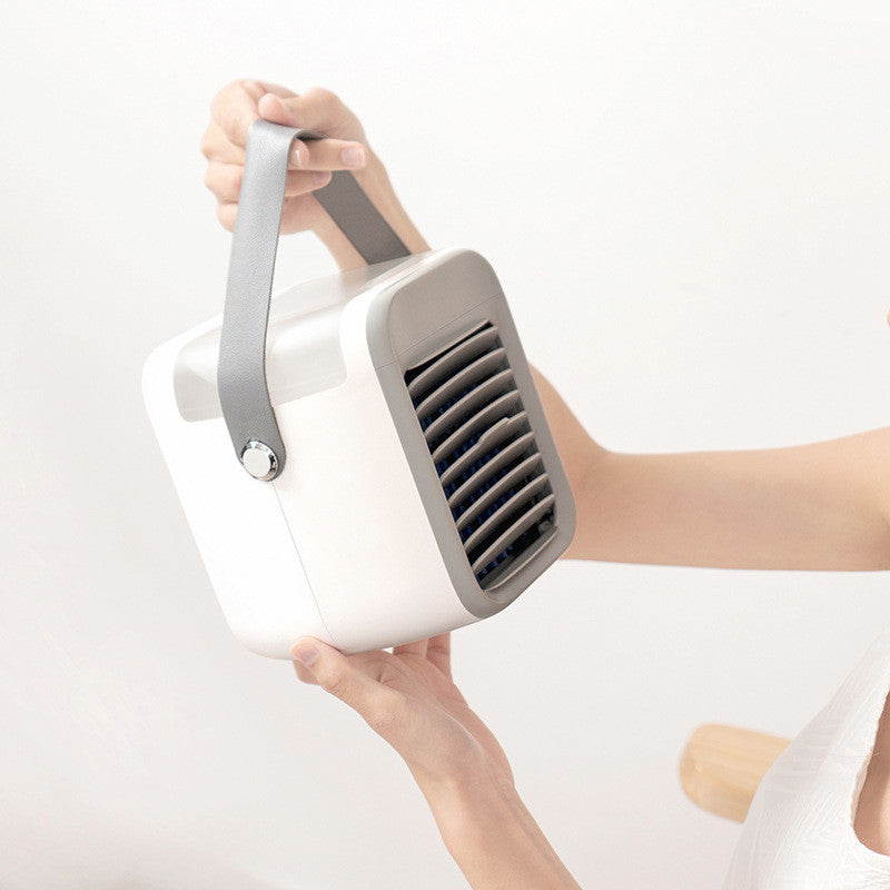 Portable water/ice cooling fan