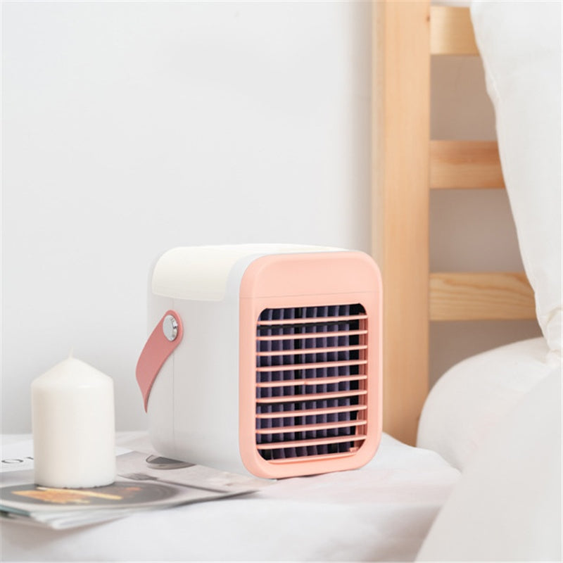 Portable water/ice cooling fan