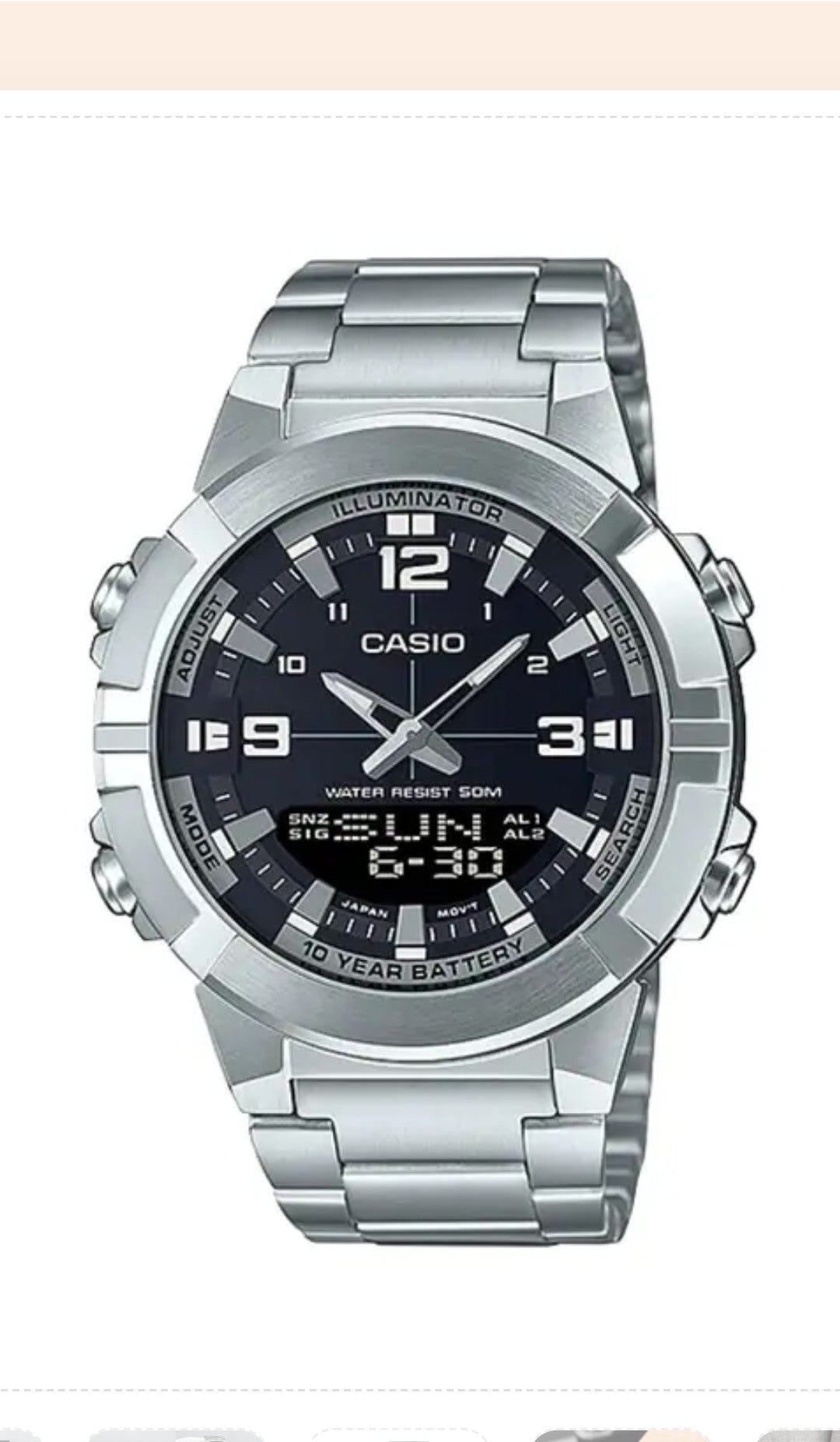 CASIO ANA-DIGI MEN'S WATCH