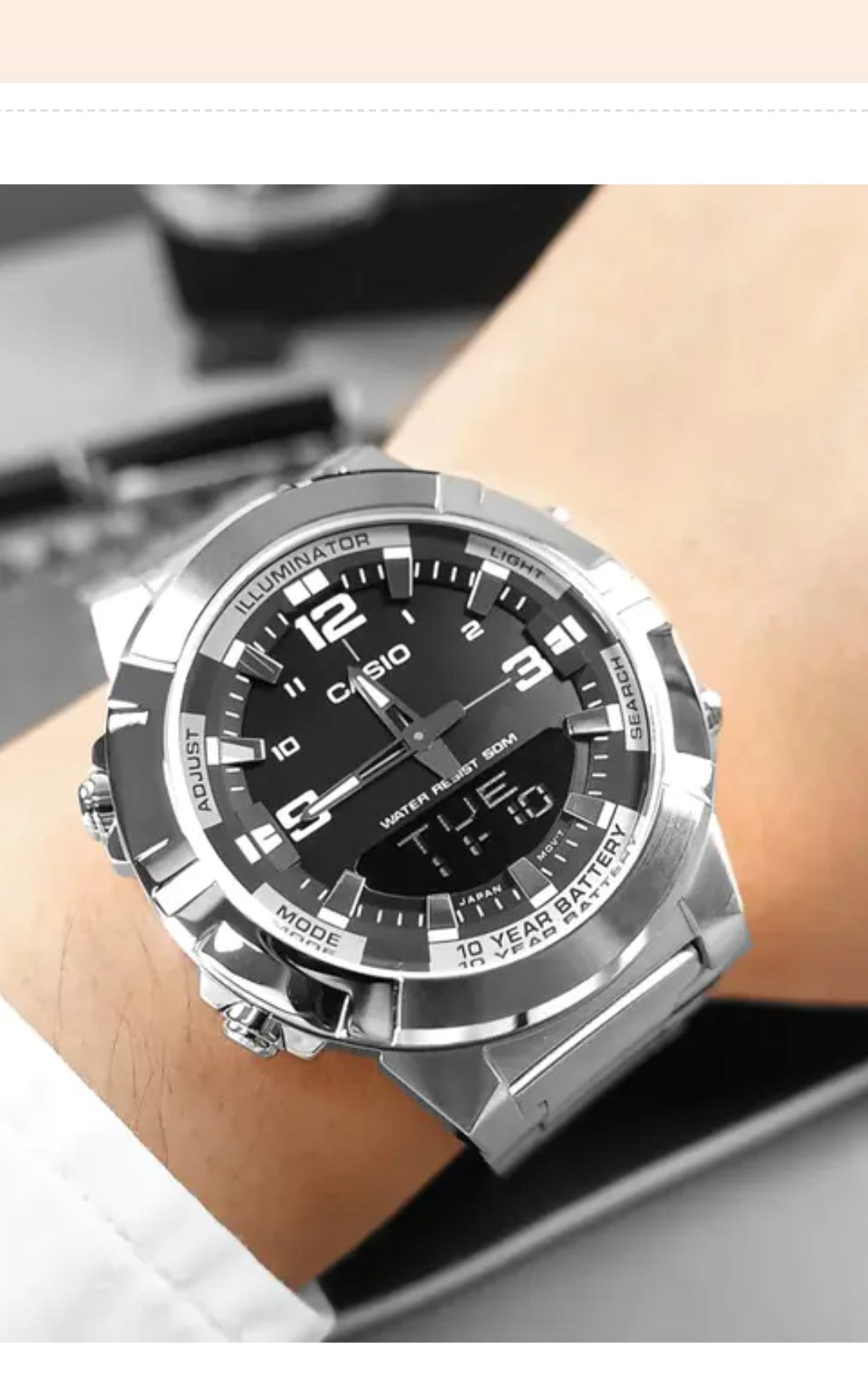 CASIO ANA-DIGI MEN'S WATCH