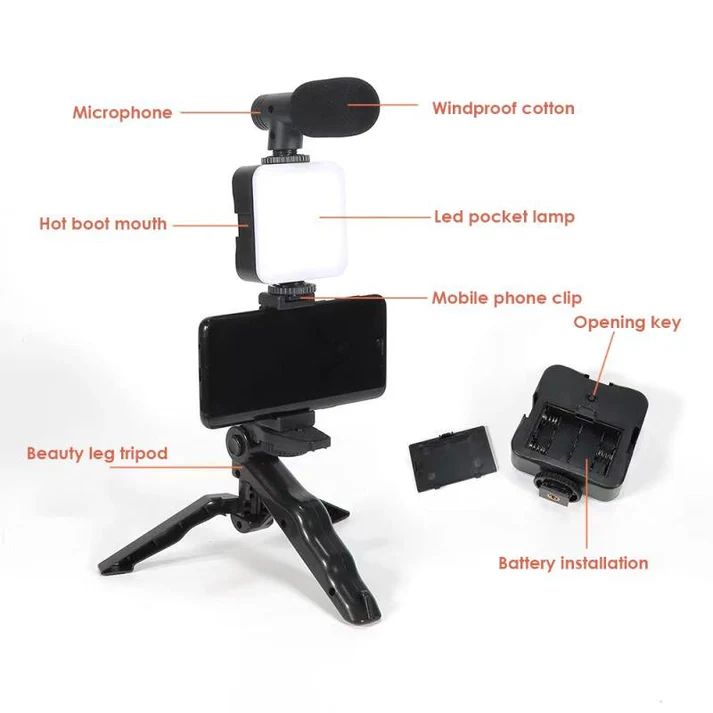 All-in-One Smartphone & Camera Vlogging Studio Kit